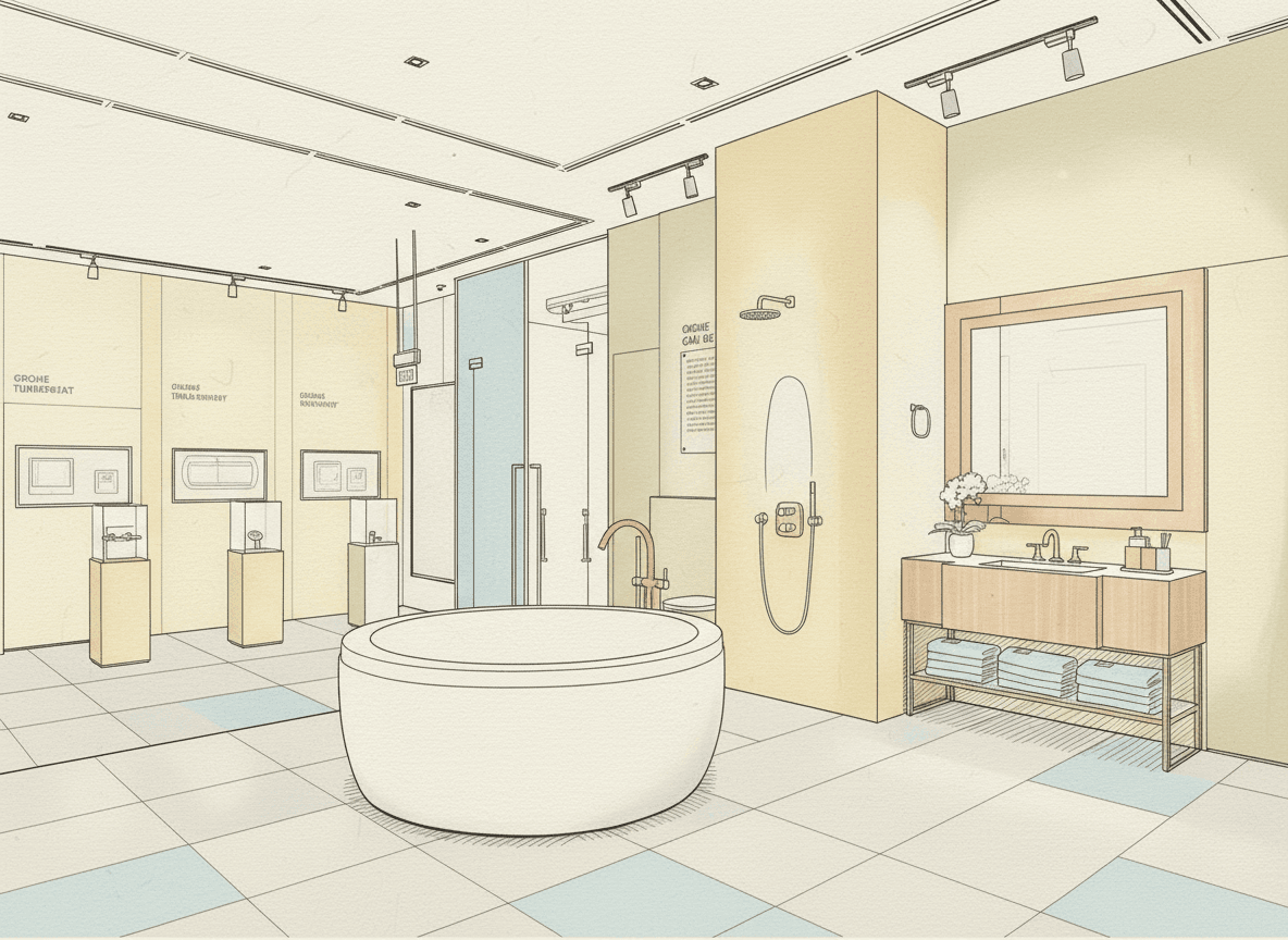 Flagship Store Innovation for Premium Shower Experience
